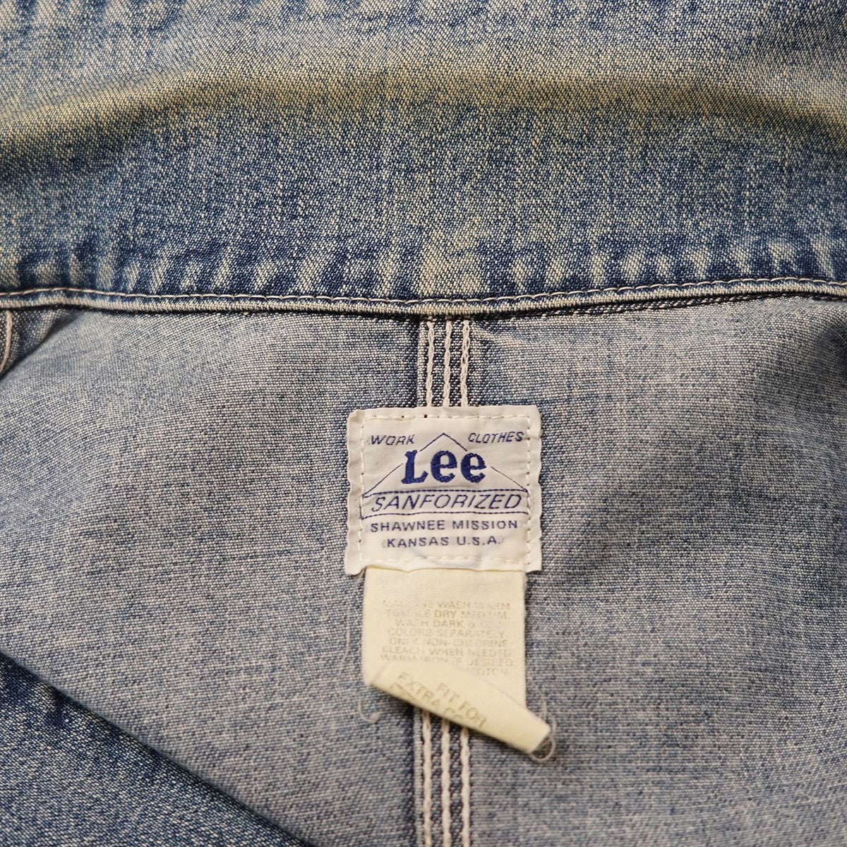 LEE(リー) 0412 カバーオール デニム ジャケット ブルー サイズ L
