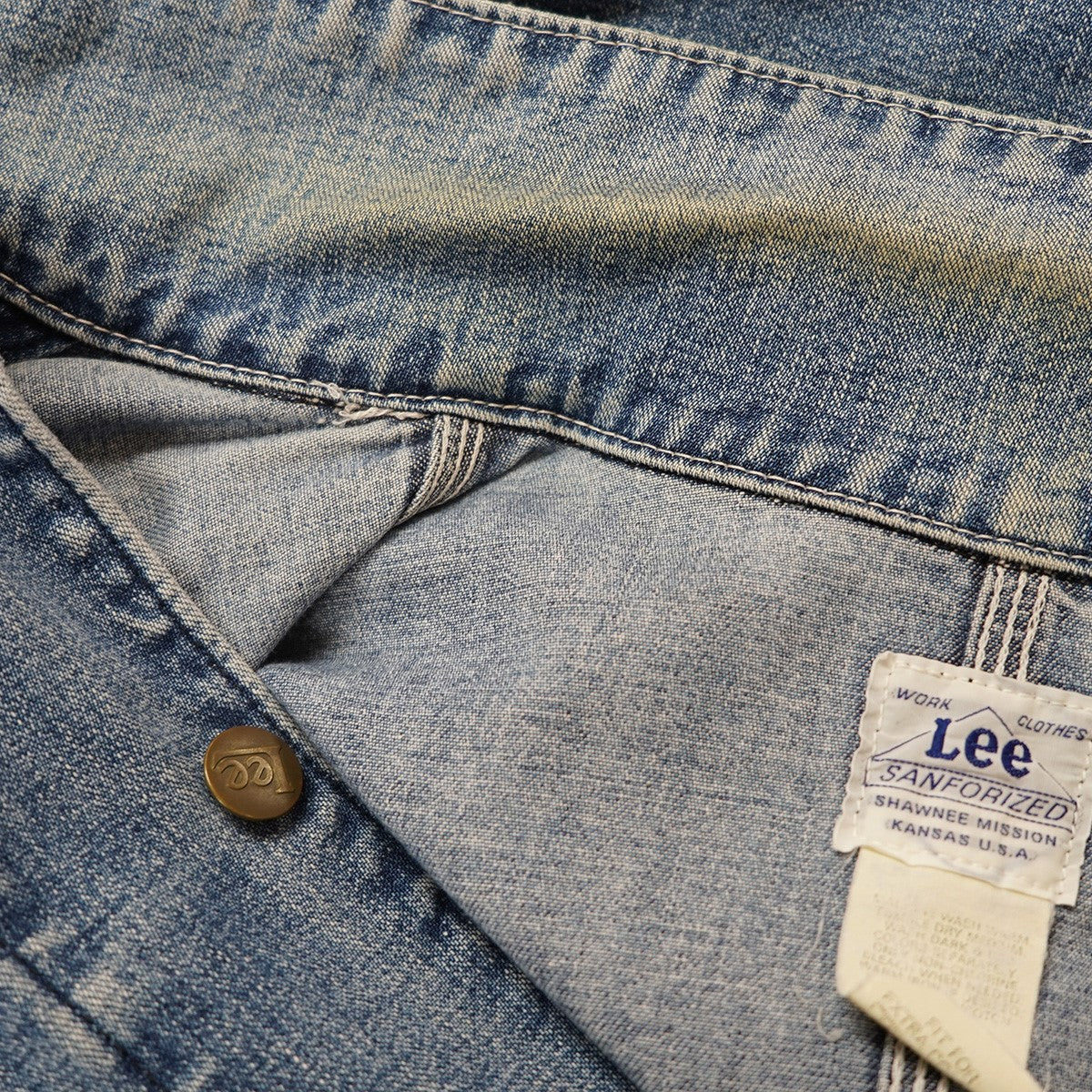 LEE(リー) 0412 カバーオール デニム ジャケット ブルー サイズ L