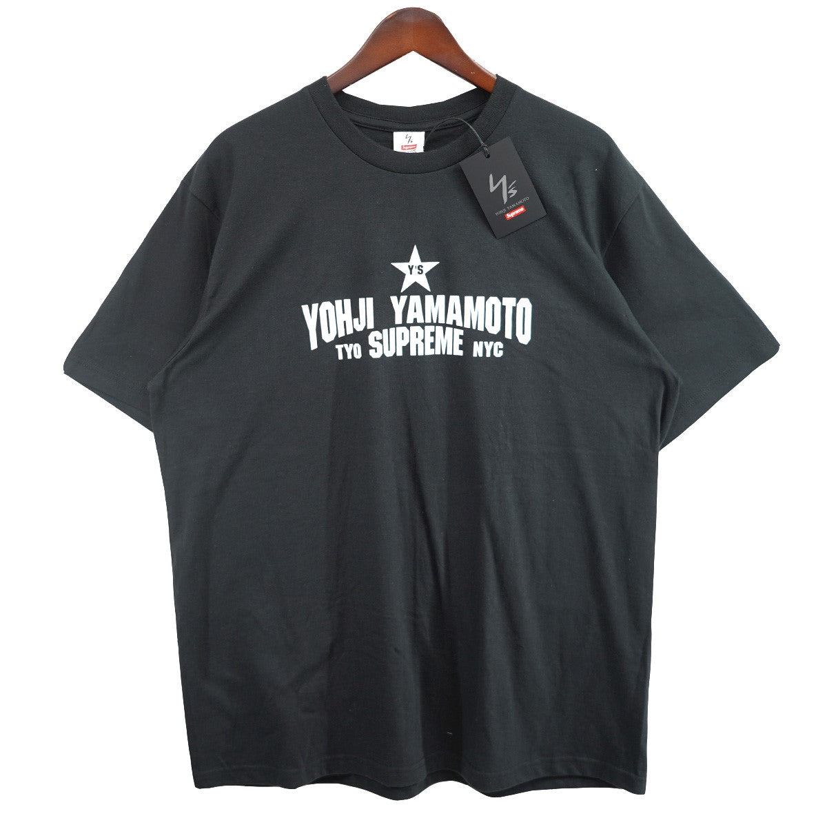 Supreme×YOHJI YAMAMOTO 25AW Y’s by Yohji Yamamoto Star Teeワイズ ヨウジ ヤマモト スター ロゴ コラボ Tシャツ 古着・中古-1枚目のアイテム画像