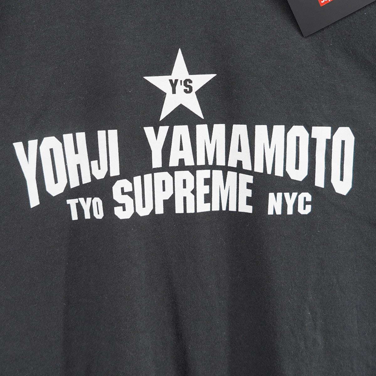Supreme×YOHJI YAMAMOTO 25AW Y’s by Yohji Yamamoto Star Teeワイズ ヨウジ ヤマモト スター ロゴ コラボ Tシャツ 古着・中古-2枚目のアイテム画像