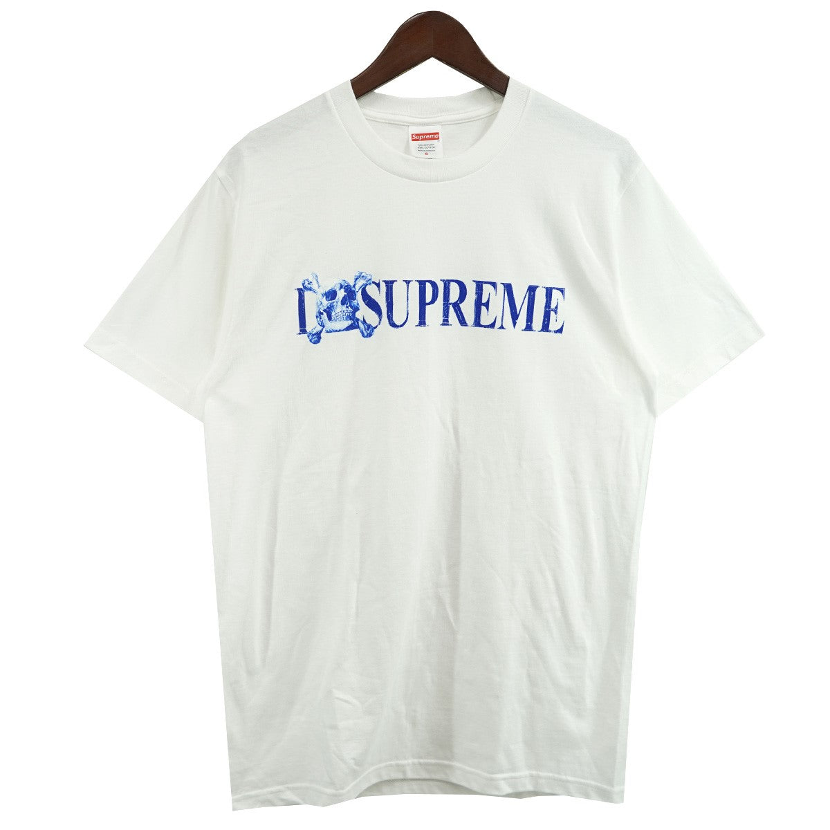 Supreme(シュプリーム) 25AW Skull Tee ロゴ スカル Tシャツ ホワイト