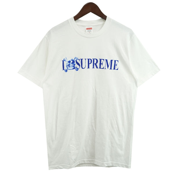Supreme(シュプリーム) 25AW Skull Tee ロゴ スカル Tシャツ ホワイト
