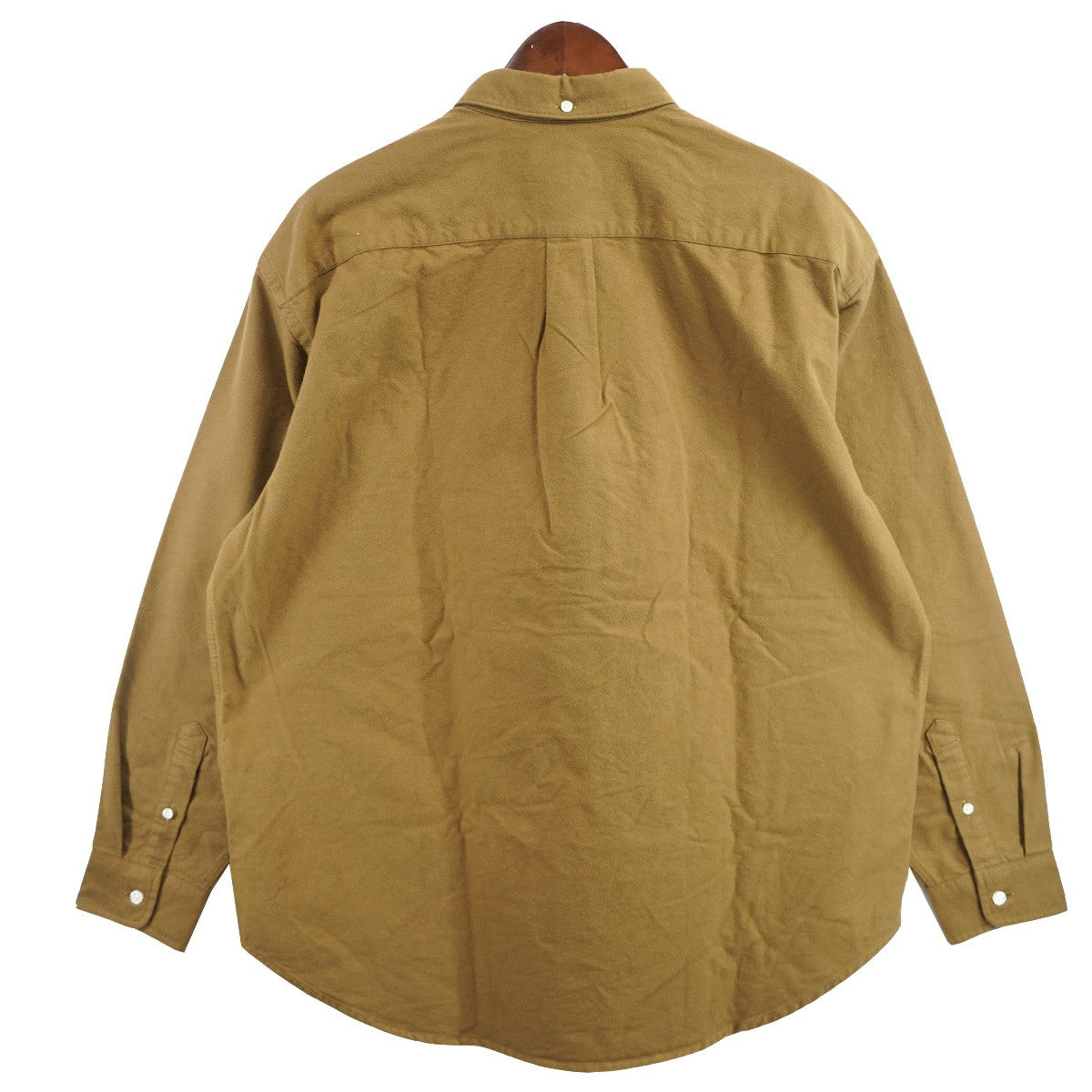 Loose Fit Flannel Oxford Shirtクラウン ロゴ ルーズフィット フランネル オックスフォード シャツ ネルシャツ
