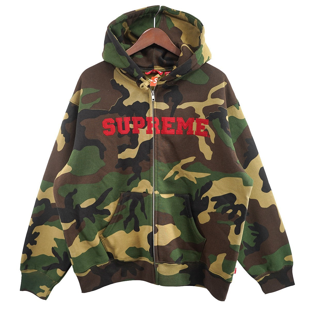 25AW Collegiate Applique Zip Up Hooded Sweatshirtカレッジ ロゴ アップリケ ジップ アップ フーデッド スウェットシャツ パーカー