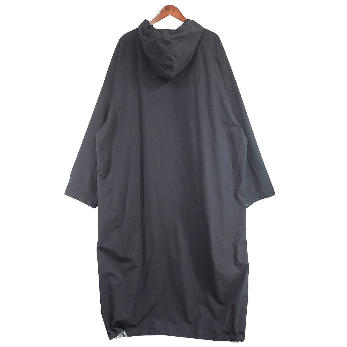 COMOLI(コモリ) 24SS レインコート ダブルジップ フード フーデッド