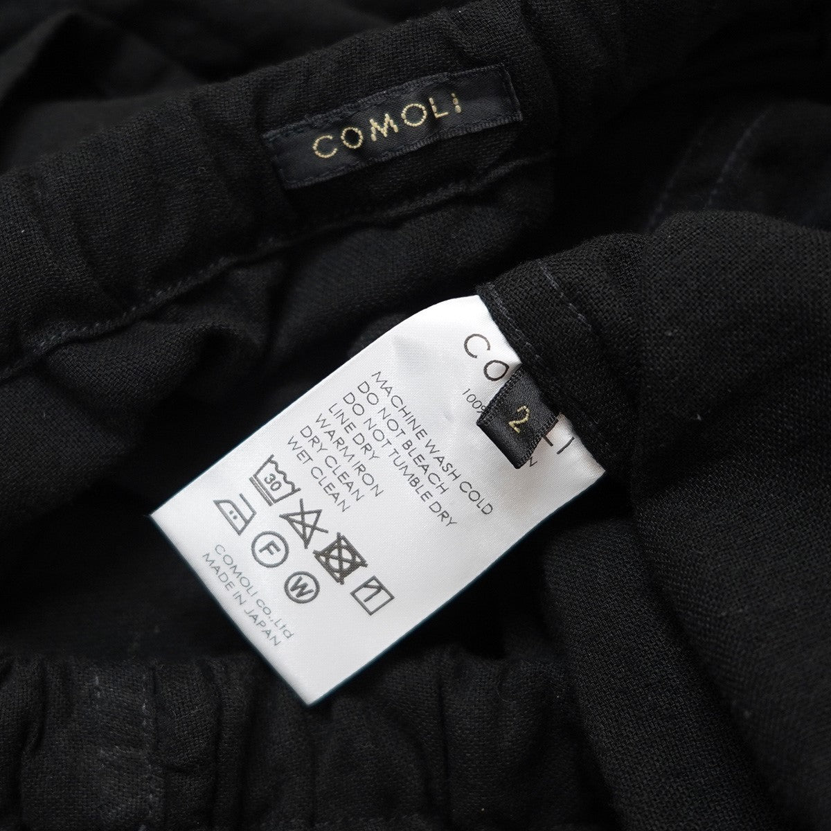 COMOLI(コモリ) 24SS オックス ドローストリングパンツ コットン
