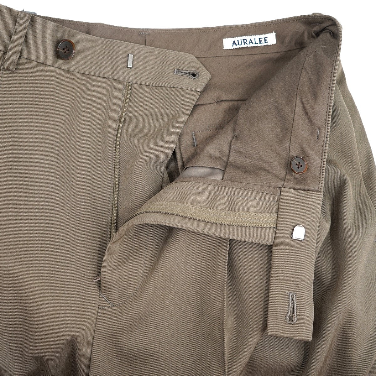 AURALEE(オーラリー) 24AW LIGHT WOOL MAX GABARDINE SLACKSライト