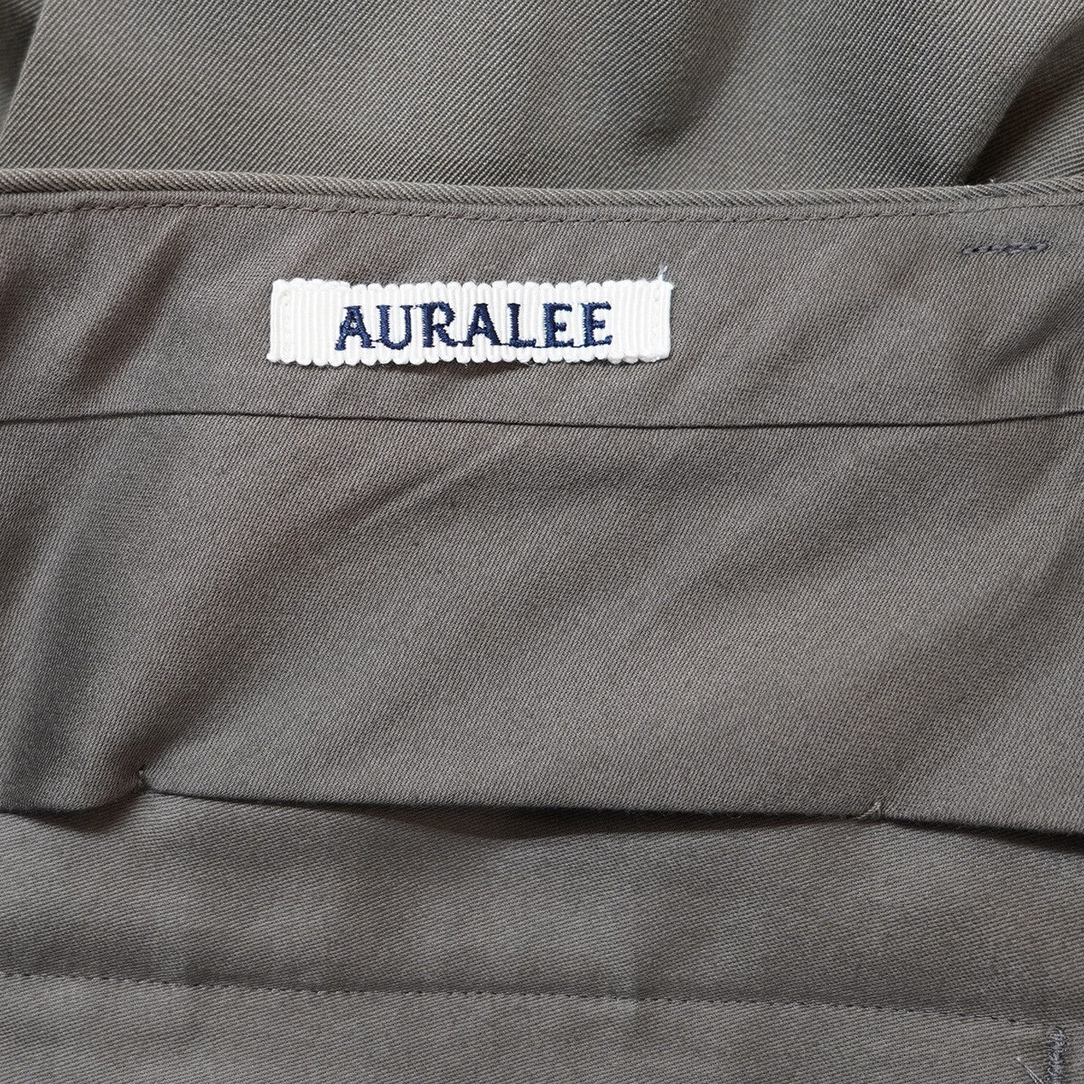 AURALEE(オーラリー) 24AW LIGHT WOOL MAX GABARDINE SLACKSライト