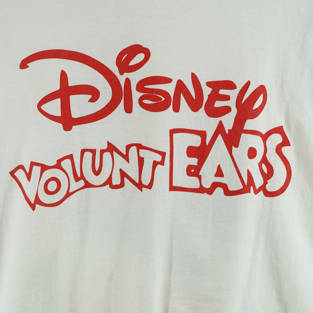 00s DISNEY VOLUNT EARS Tee ／ Micky Mouse Print Teeディズニー ボランティアーズ ミッキーマウス Tシャツ