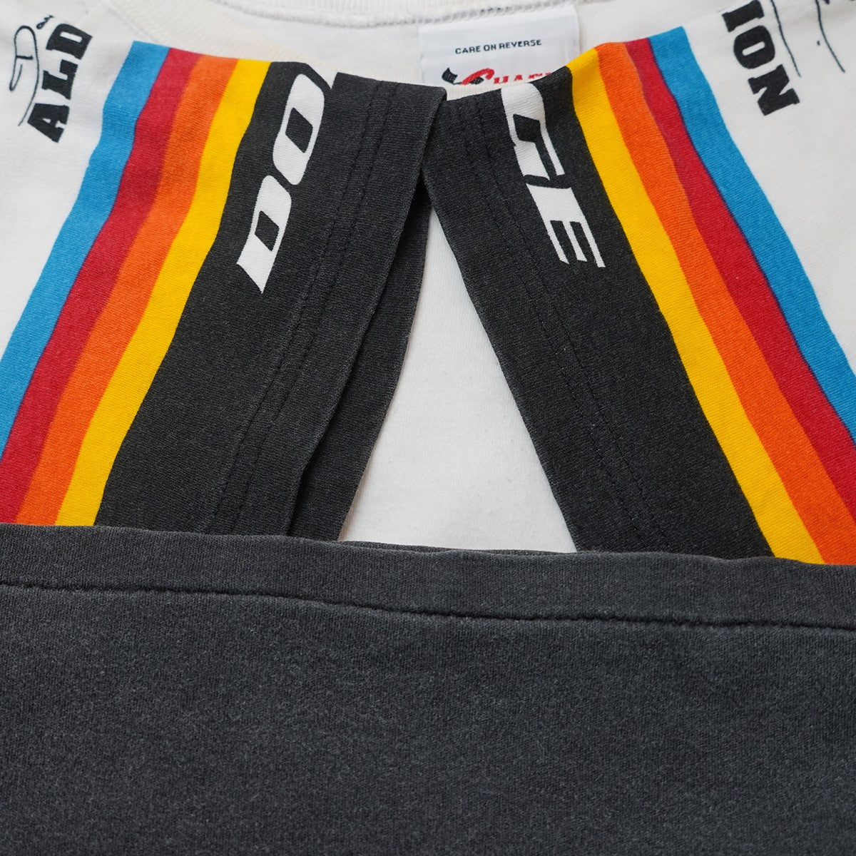 90s Mopar Rainbow Racing T-shirt Good Year CHASE AUTHENTICSレーシング Tシャツ
