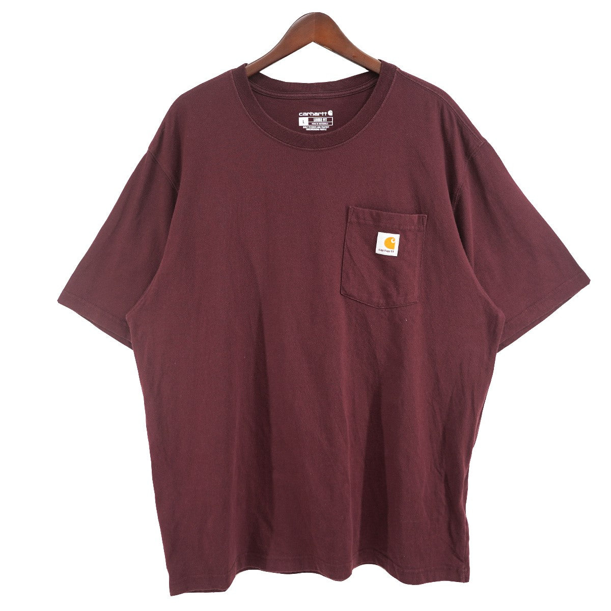 CarHartt 22SS WORKWEAR POCKET S／S K87 K87-M LOOSE FITポケット ロゴ Tシャツ 古着・中古-1枚目のアイテム画像