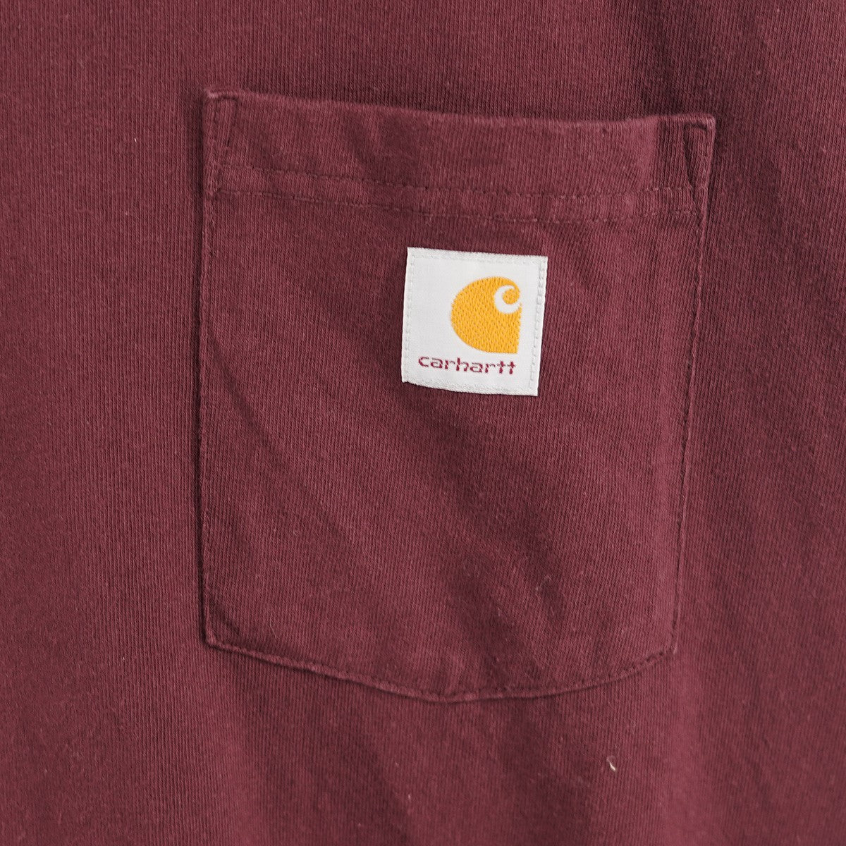 CarHartt 22SS WORKWEAR POCKET S／S K87 K87-M LOOSE FITポケット ロゴ Tシャツ 古着・中古-2枚目のアイテム画像