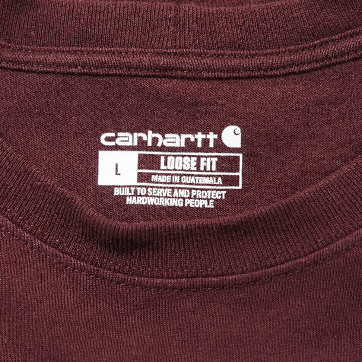 CarHartt 22SS WORKWEAR POCKET S／S K87 K87-M LOOSE FITポケット ロゴ Tシャツ 古着・中古-4枚目のアイテム画像