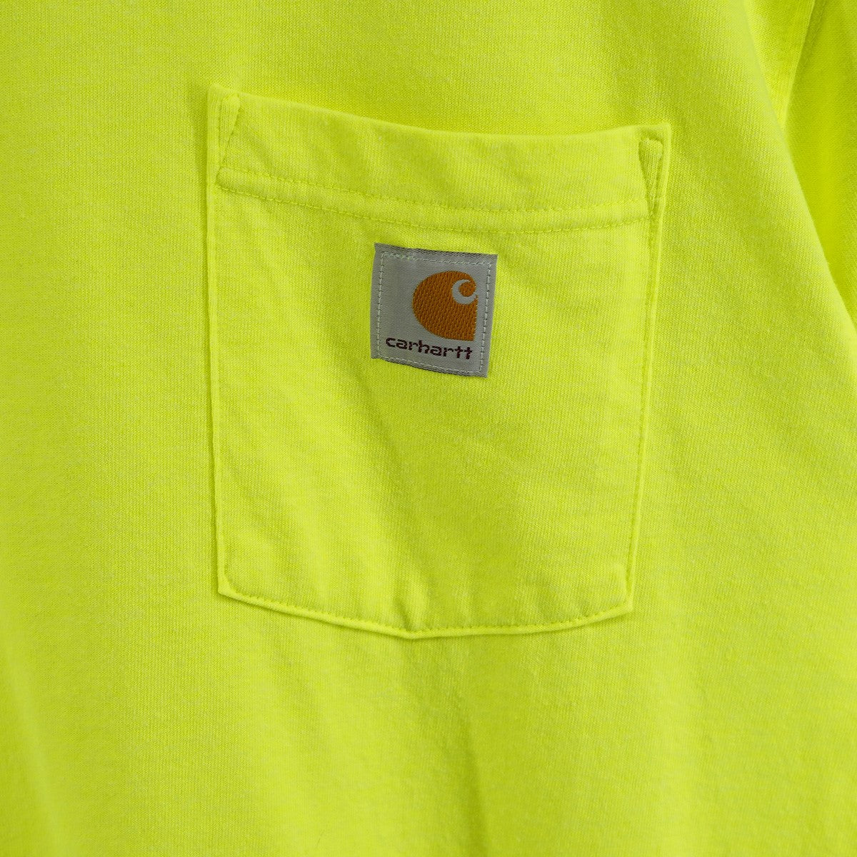 CarHartt WORKWEAR POCKET S／S K87 K87-M LOOSE FITロゴ ポケット Tシャツ 古着・中古-2枚目のアイテム画像