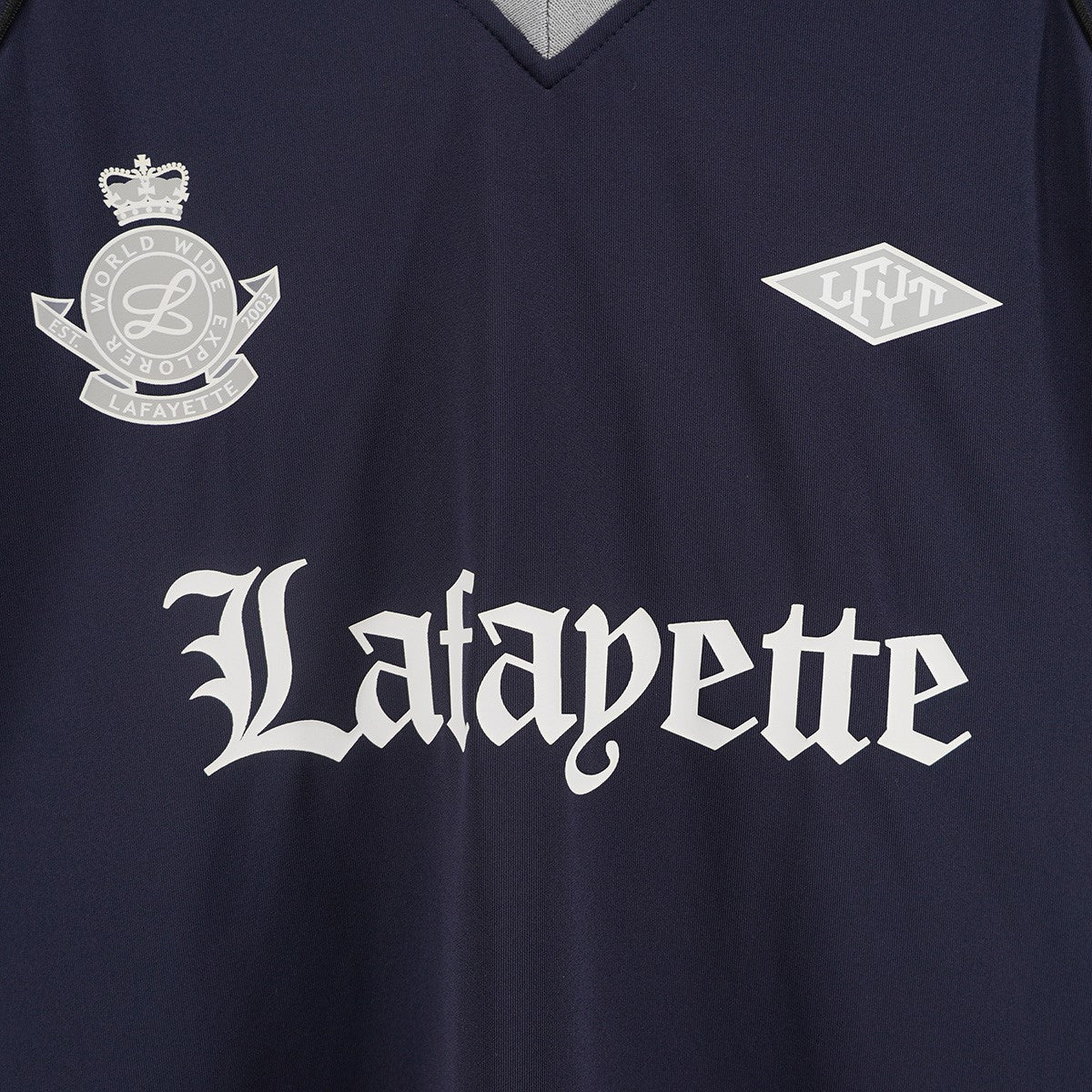 Lafayette 25SS EMBLEM SOCCER JERSEYパイピング エンブレム ロゴ プリント ラグランスリーブ サッカー ジャージー ゲーム シャツ 古着・中古-4枚目のアイテム画像