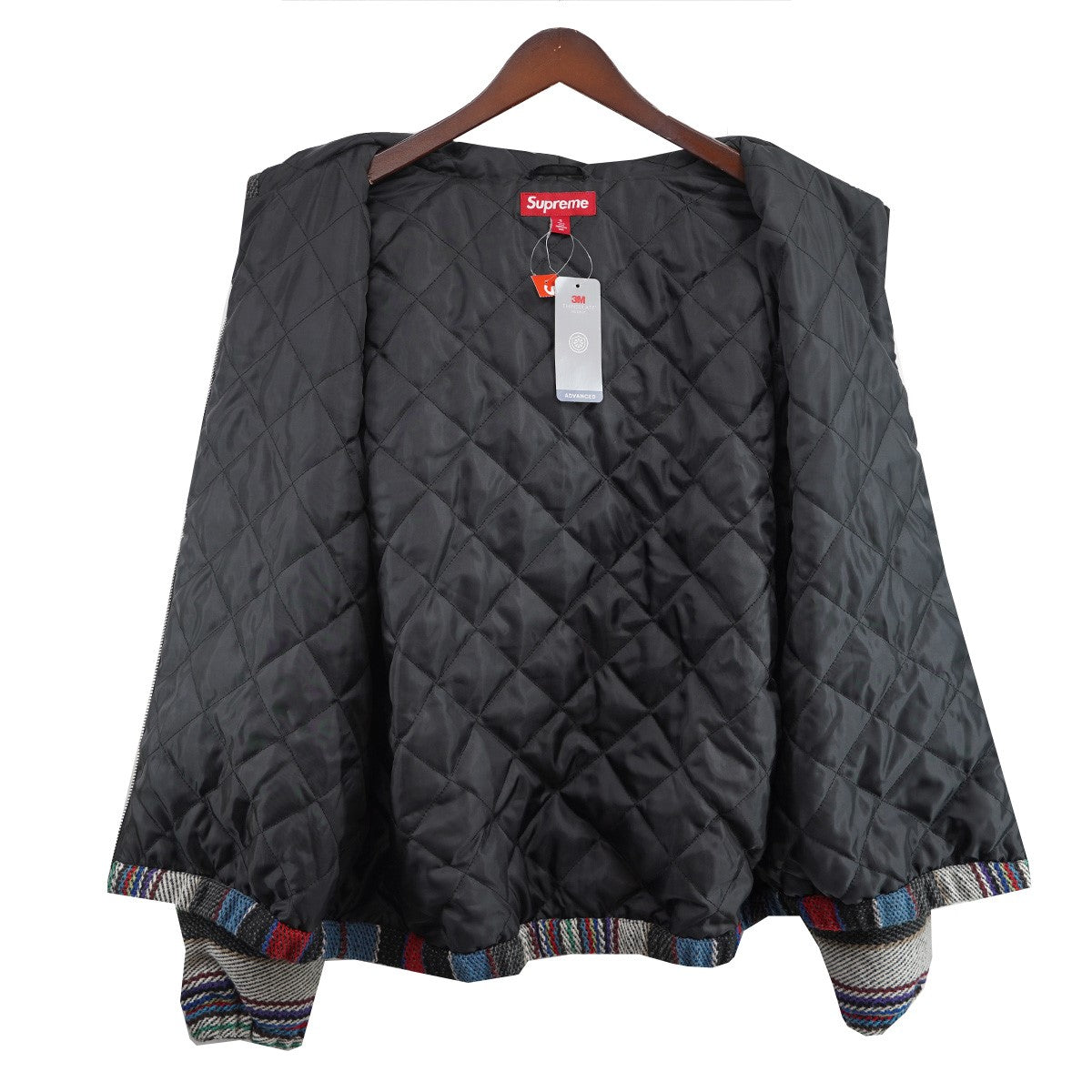 ジャケット・アウター Supreme Woven Stripe Hooded Jacket black Supreme(シュプリーム) 25SS Woven Stripe Hooded Jacketロゴ ウーブン