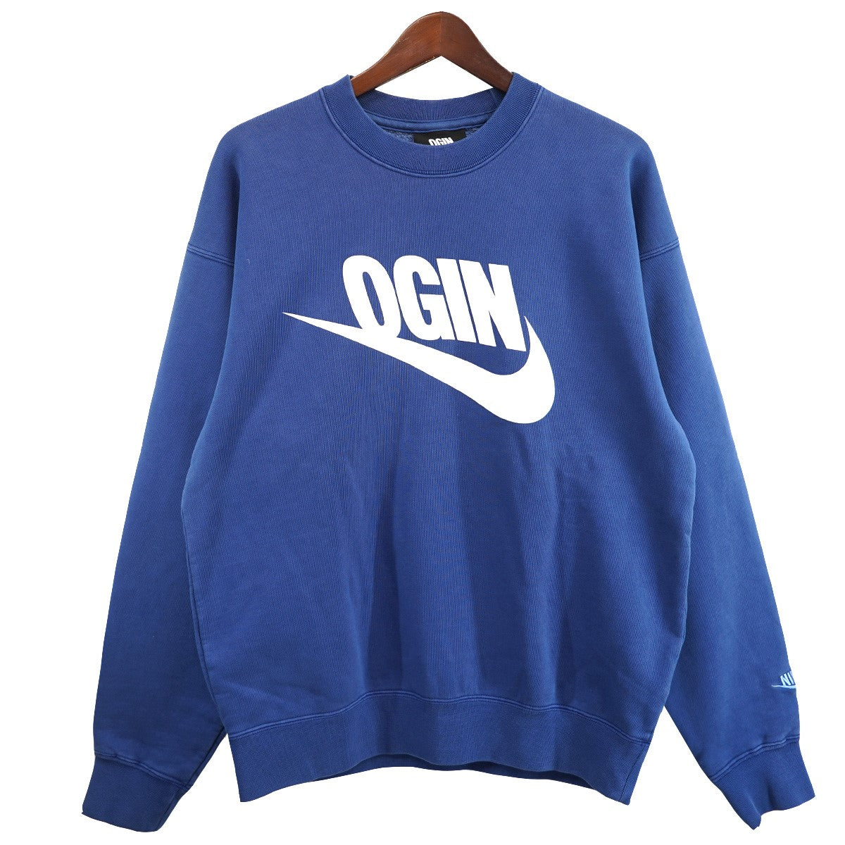NIKE×NIGO NRG OGIN CREW FLCロゴスウェット ブルー サイズ S｜【公式