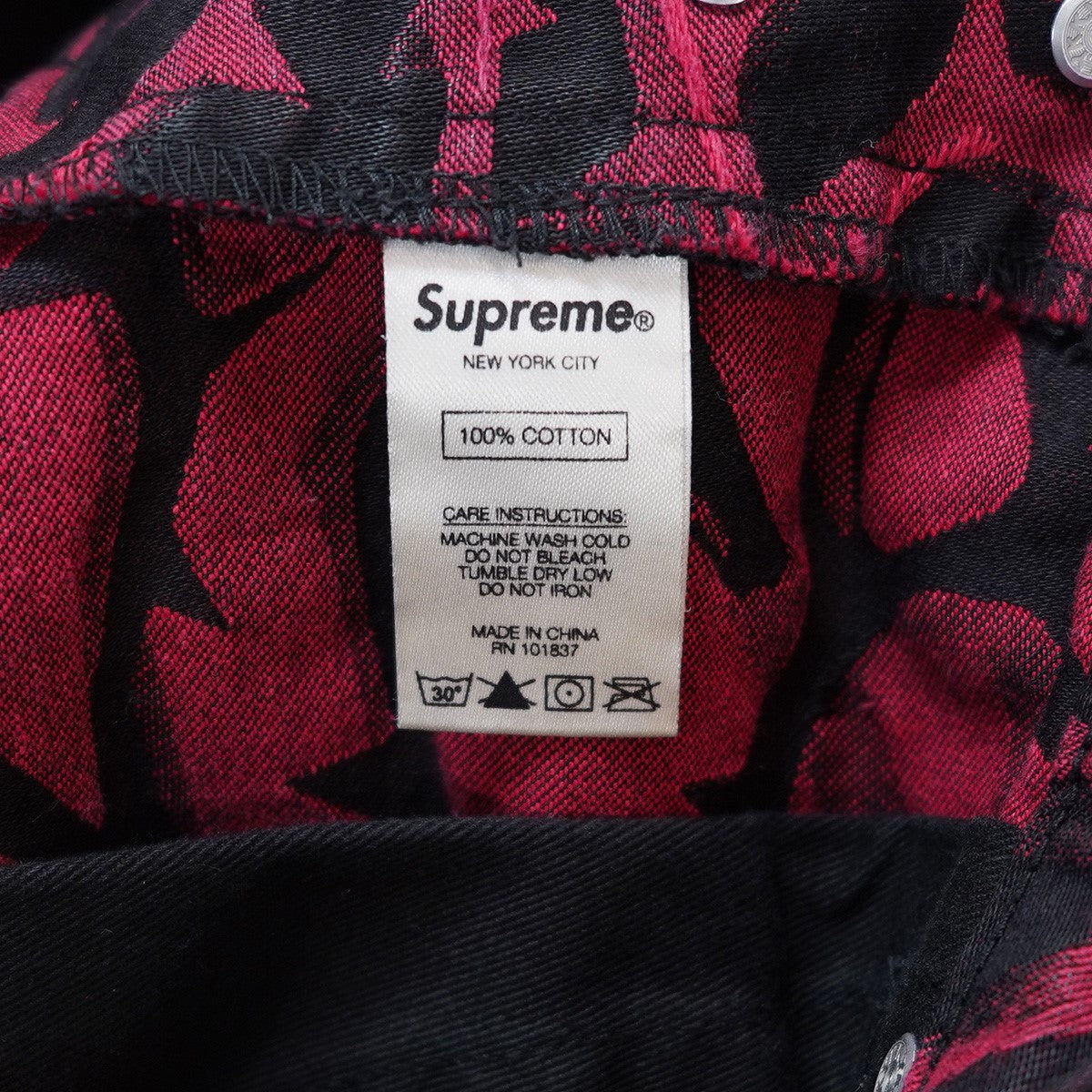 Supreme(シュプリーム) 18AW Thorn Jean 総柄 ジーン デニムパンツ