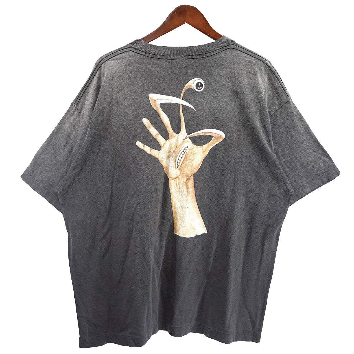25AW × 寄生獣 ／ KJ SS TEE -寄生獣-parasyte-Vintage ヴィンテージ加工 Tシャツ
