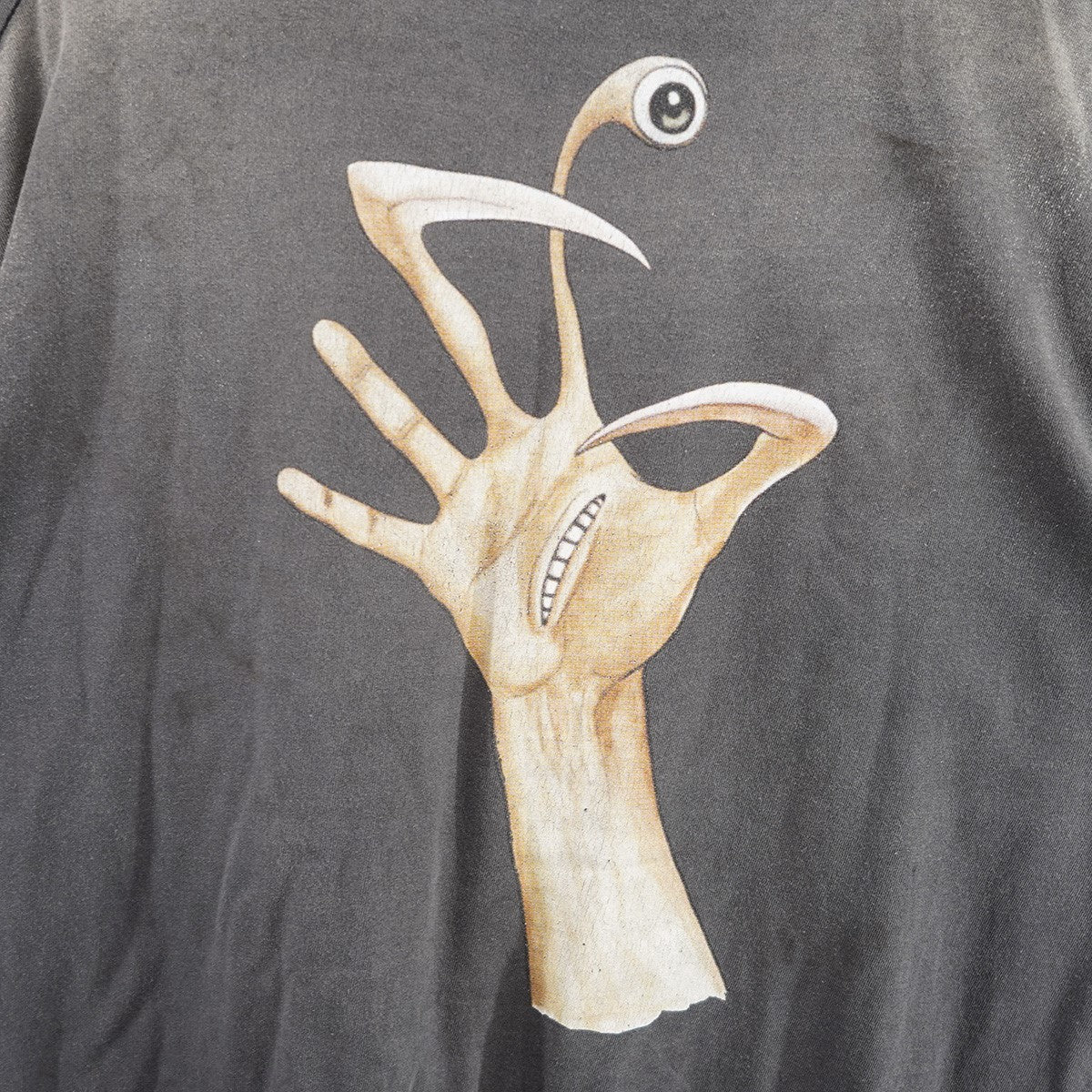 25AW × 寄生獣 ／ KJ SS TEE -寄生獣-parasyte-Vintage ヴィンテージ加工 Tシャツ