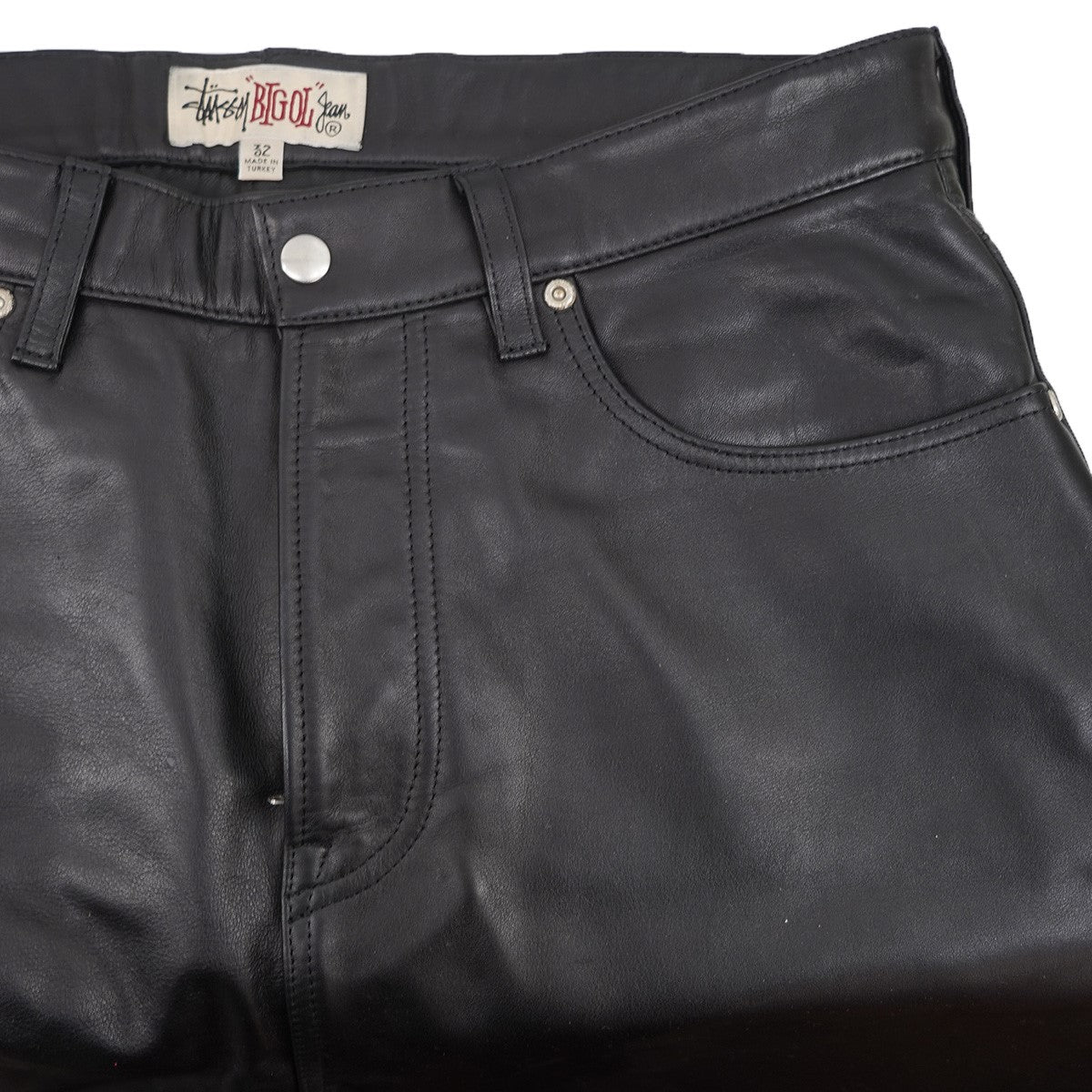 stussy(ステューシー) 24AW BIG OL SHORT LEATHERビッグ バギー ワイド