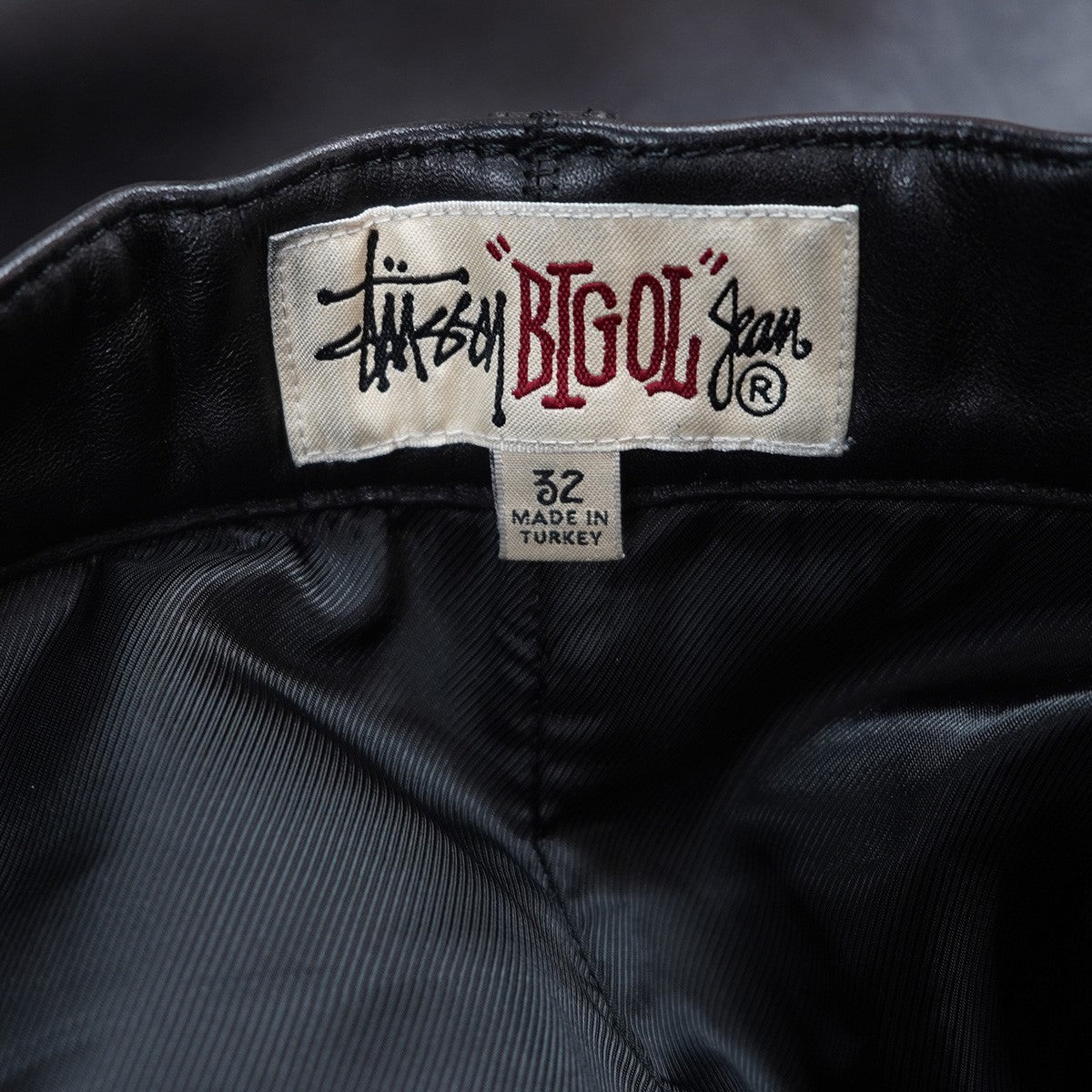 stussy(ステューシー) 24AW BIG OL SHORT LEATHERビッグ バギー ワイド