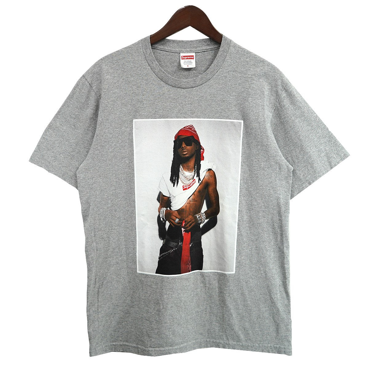 Supreme 25AW Playboi Carti Tee プレイボーイ・カーティボックスロゴ フォト Rap Hiphop ラッパー Tシャツ 古着・中古-1枚目のアイテム画像