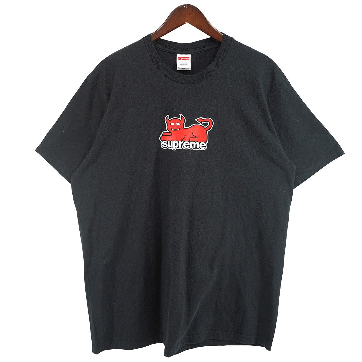 Supreme 24SS Toy Machine Devil Cat Teeロゴ トイ マシーン デビル キャット Tシャツ 古着・中古-1枚目のアイテム画像