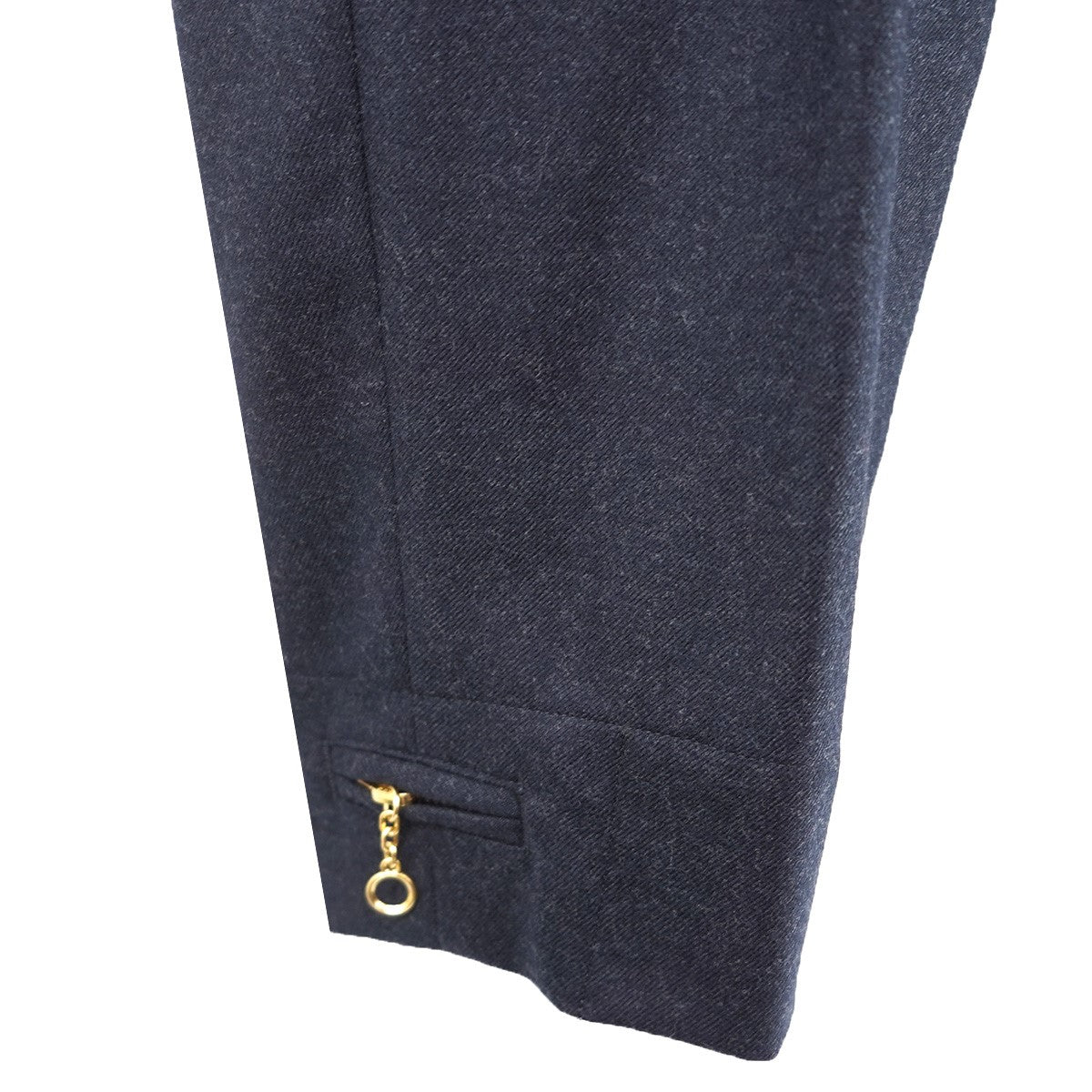 21AW ZIP ジップ ポケット テーパード タック スラックス パンツ
