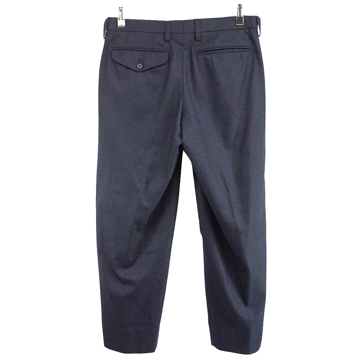 21AW ZIP ジップ ポケット テーパード タック スラックス パンツ
