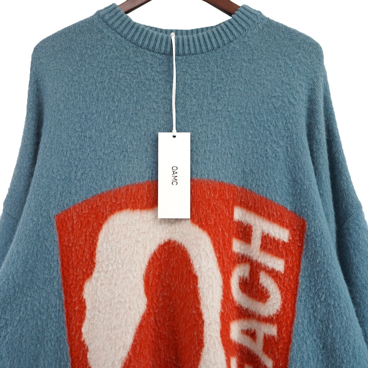 OAMC(オーエーエムシー) BLEACH CREW SWEATERオーバーサイズ ブリーチ