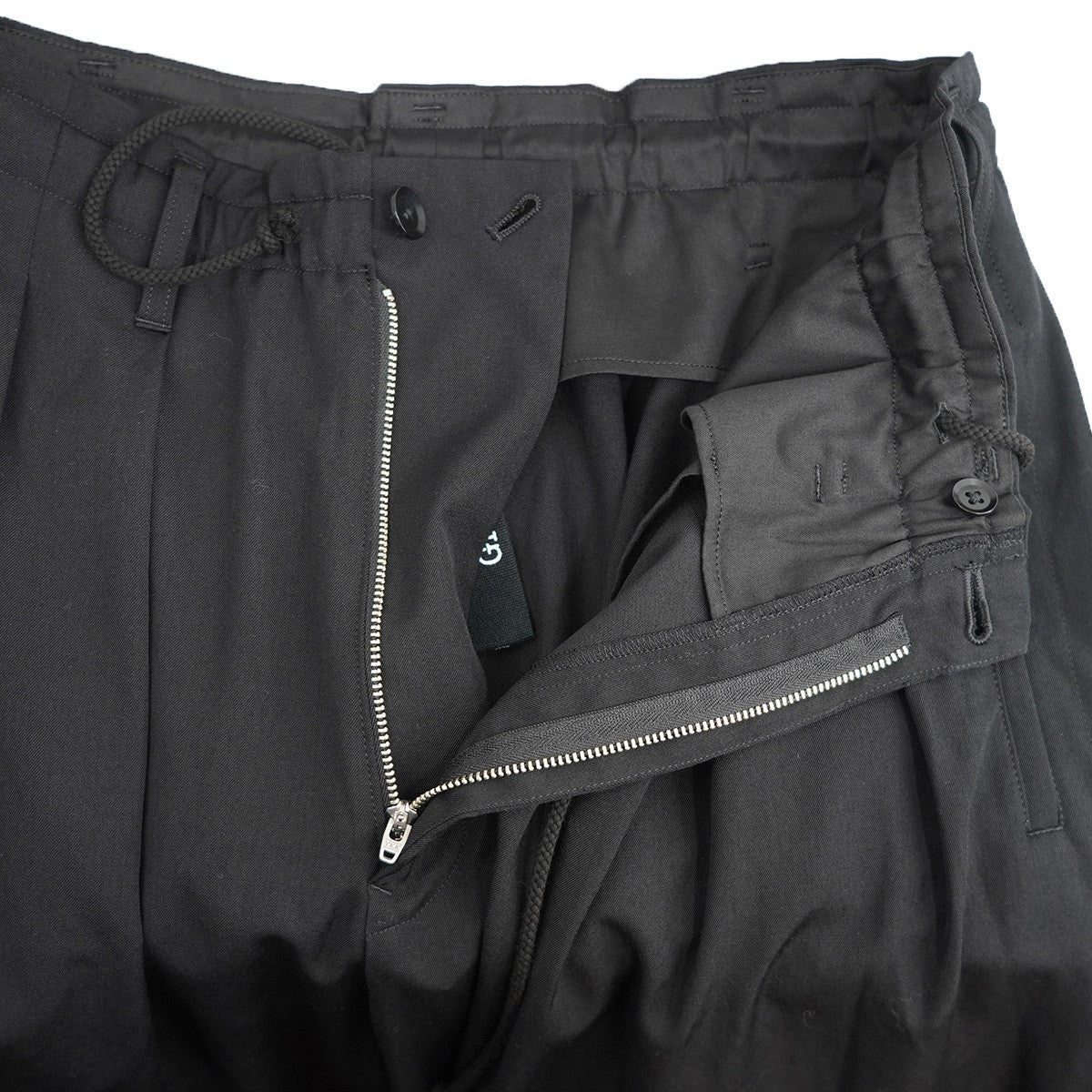 Ground Y グラウンドワイ ぐるぐるプリーツパンツ ウール　ヨウジヤマモト Ground Y グラウンドワイ ぐるぐるプリーツパンツ ウール ヨウジ