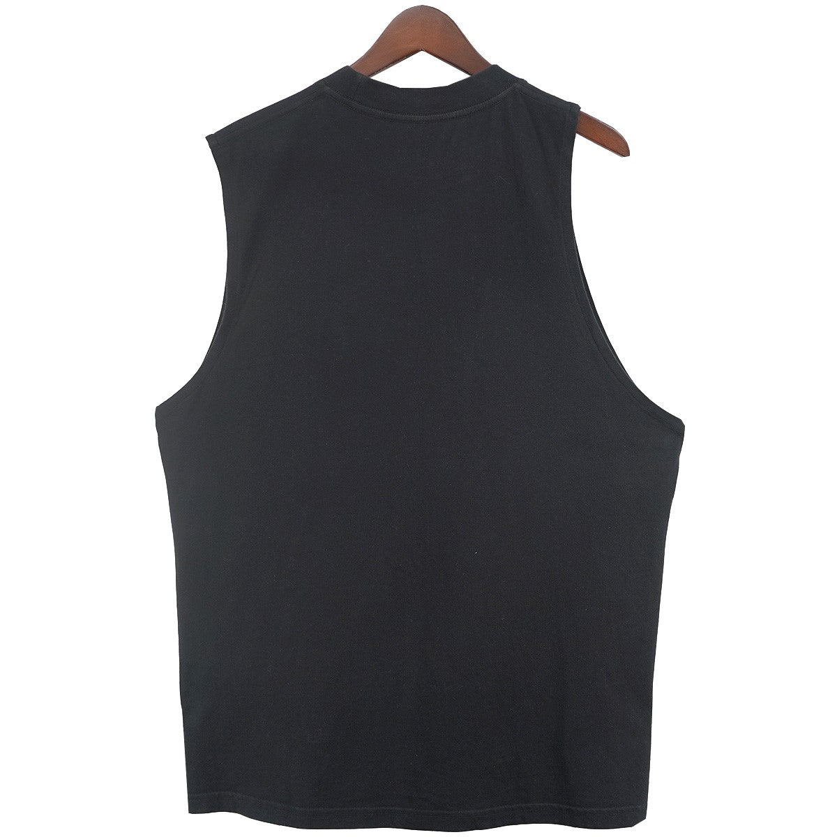 Martine rose 19SS Asymmetric Circle Logo Tank Topロゴ アシンメトリー ノースリーブ スリーブレス タンクトップ 古着・中古-2枚目のアイテム画像