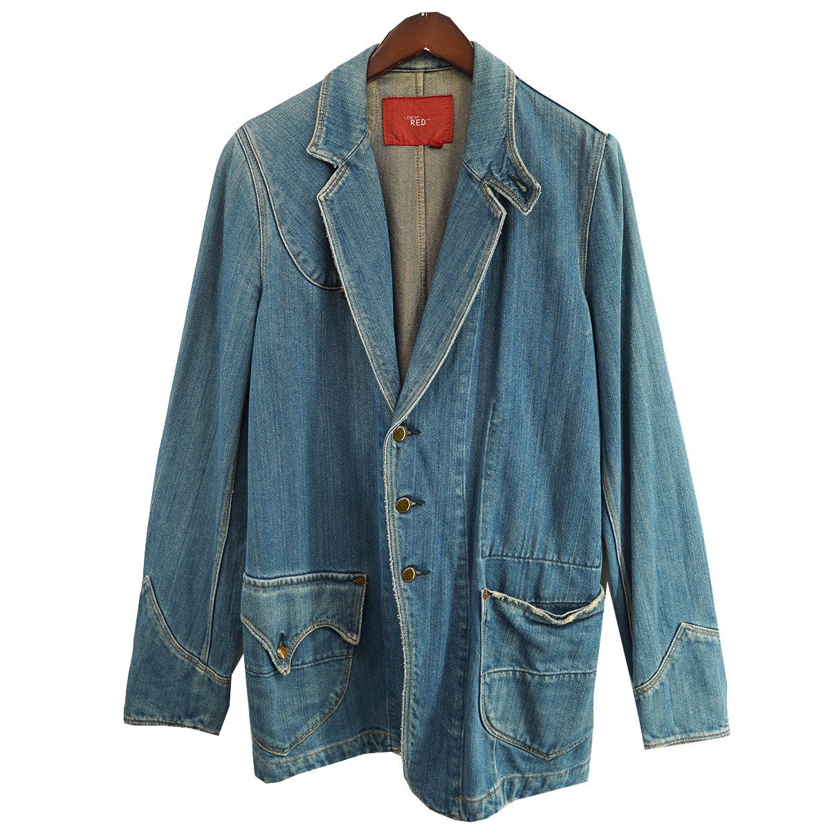 マルジェラ期 GUYS WARPED COATガイズ デニム テーラード ジャケット
