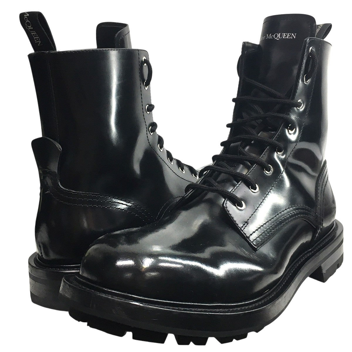 ALEXANDER McQUEEN(アレキサンダーマックイーン) レースアップ レザー