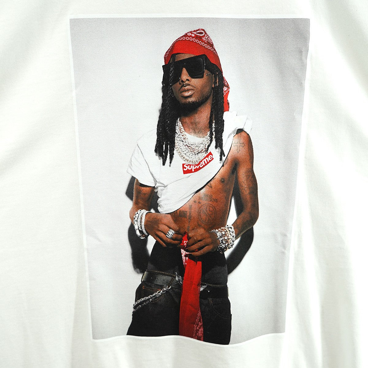 25AW Playboi Carti Teeプレイボーイ・カーティ ボックスロゴ フォト Rap Hiphop ラッパー Tシャツ