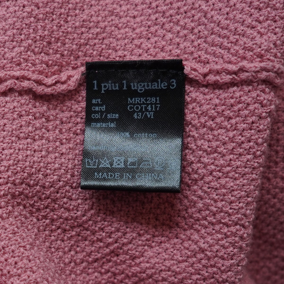 1piu1uguale3(ウノピゥウノウグァーレトレ) FLAGSHIP LIMITED LUIGE