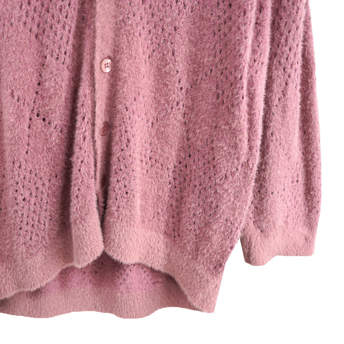 20SS HIGH GAUGE KNIT シャギー ニット カーディガン