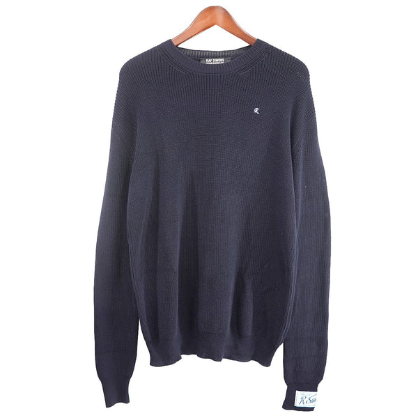 RAF SIMONS(ラフシモンズ) 22SS R刺繍 ロゴ パッチ コットン ニット