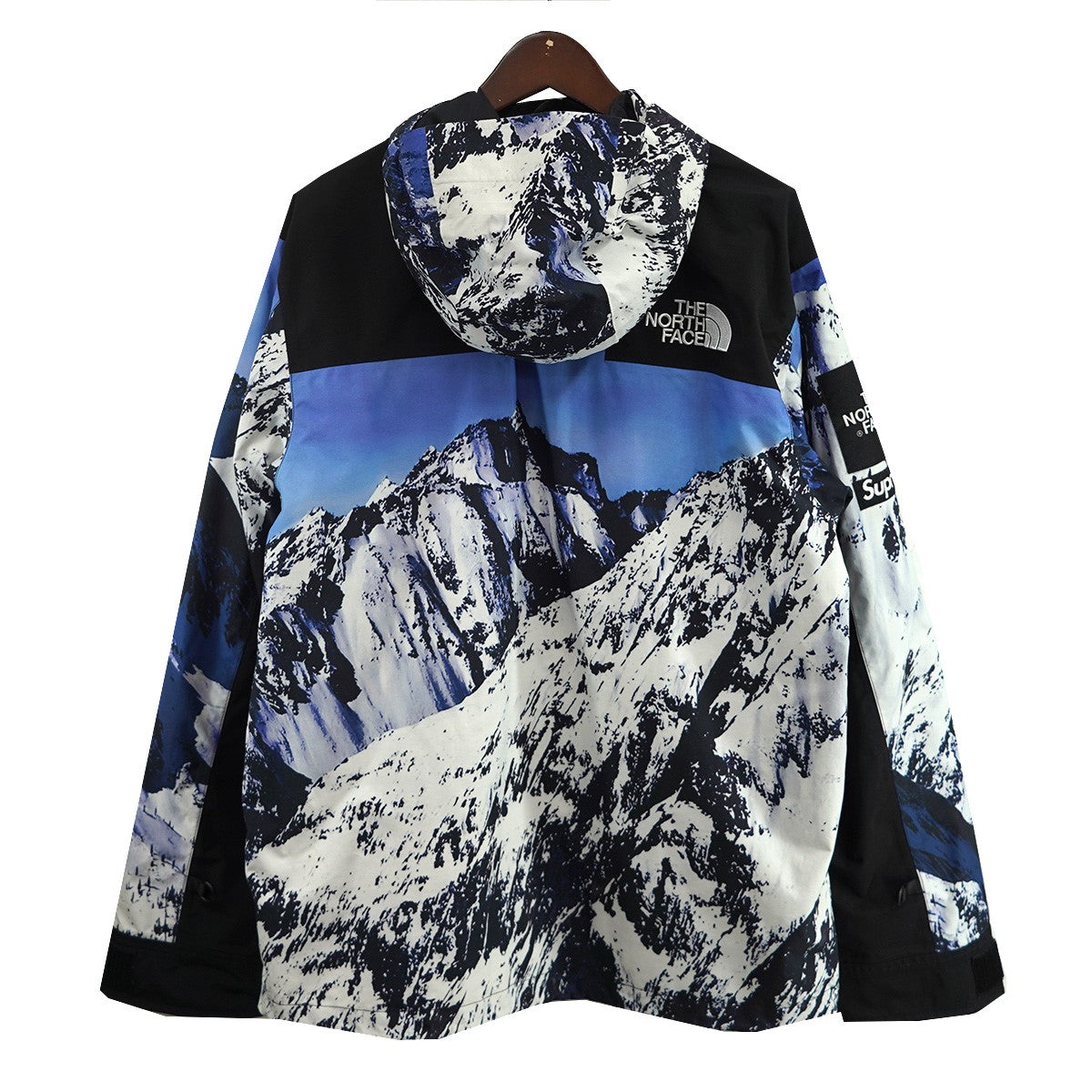 Supreme×THE NORTH FACE 17AW Mountain Parka ロゴ雪山マウンテン