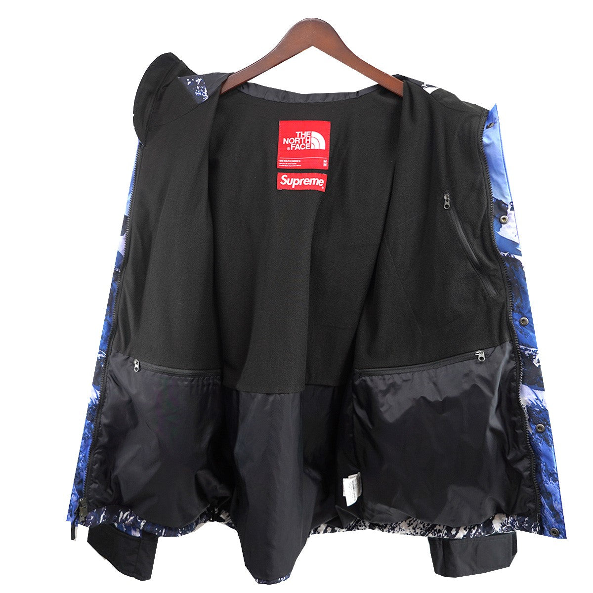 Supreme×THE NORTH FACE 17AW Mountain Parka ロゴ雪山マウンテン