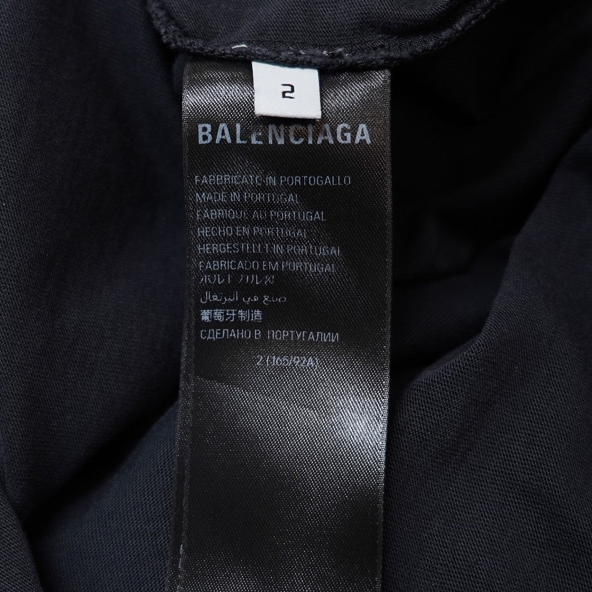 BALENCIAGA 23AW Pierced T-Shirtピアス デザイン デストロイ ダメージ 加工 オーバーサイズTシャツ 古着・中古-6枚目のアイテム画像