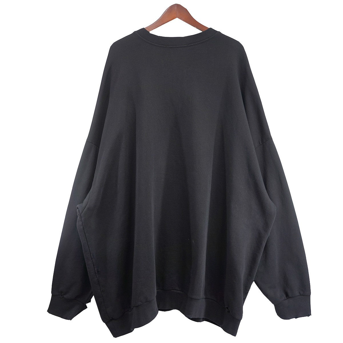 22AW DESTROYED CREW NECK SWEAT ALTERED REALITY PRINT ロゴパッチオーバーサイズ プリント デストロイ ダメージ 加工 スウェット トレーナー