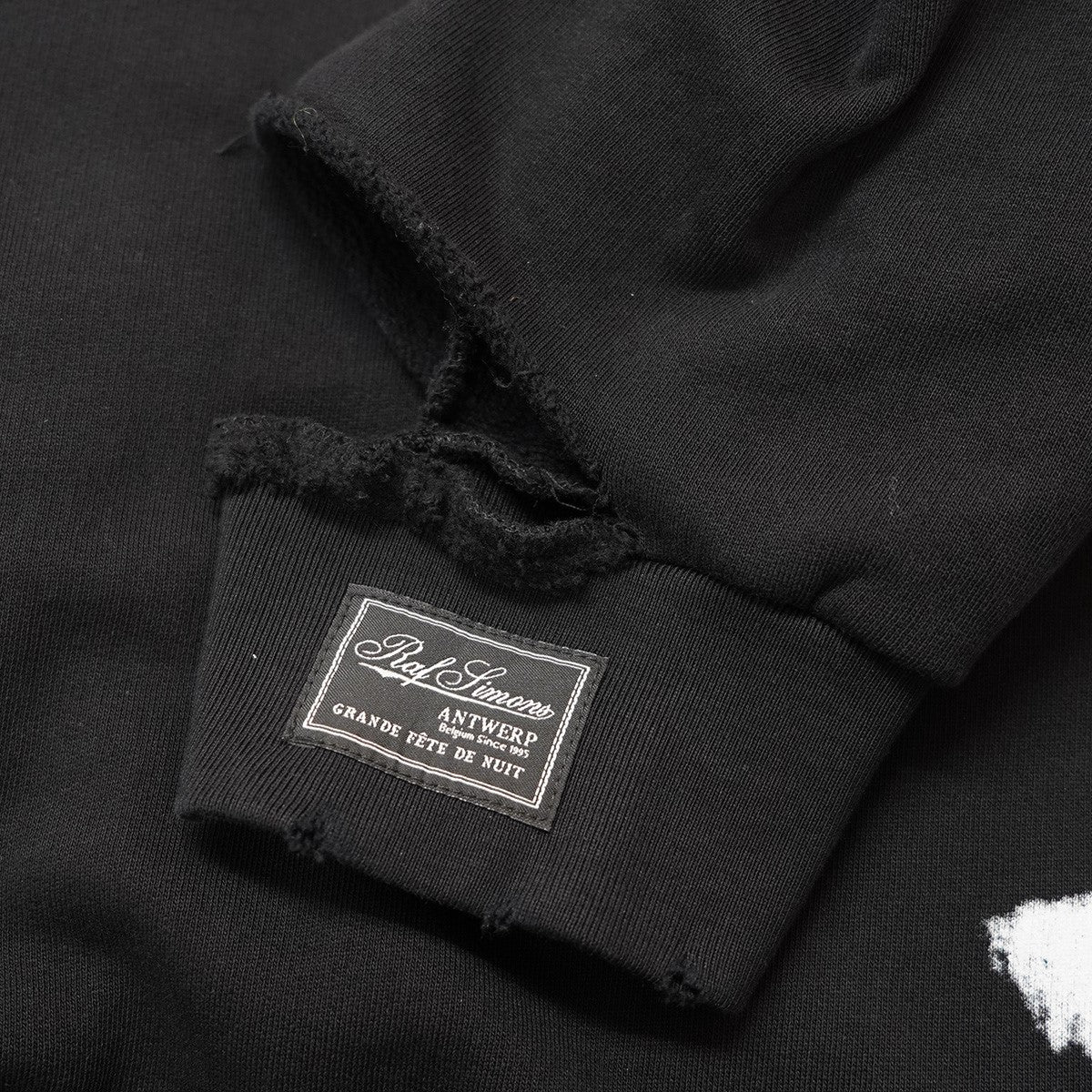 22AW DESTROYED CREW NECK SWEAT ALTERED REALITY PRINT ロゴパッチオーバーサイズ プリント デストロイ ダメージ 加工 スウェット トレーナー