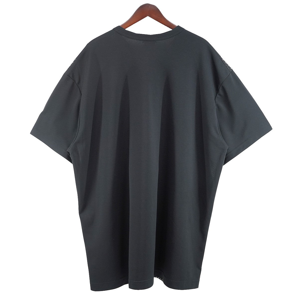 COMME des GARCONS HOMME PLUS 24SS エステルジャージ パッチワーク メッシュ ジャージーＴシャツ 古着・中古-3枚目のアイテム画像