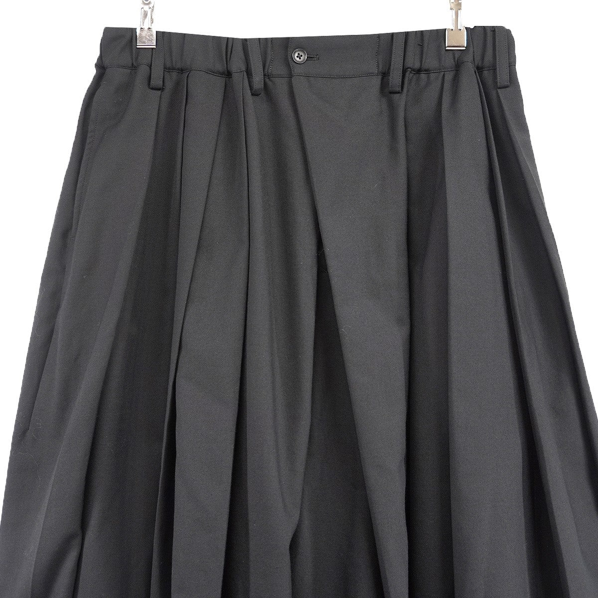 GROUND Y(グラウンドワイ) 23SS 袴ワイドプリーツパンツ タック