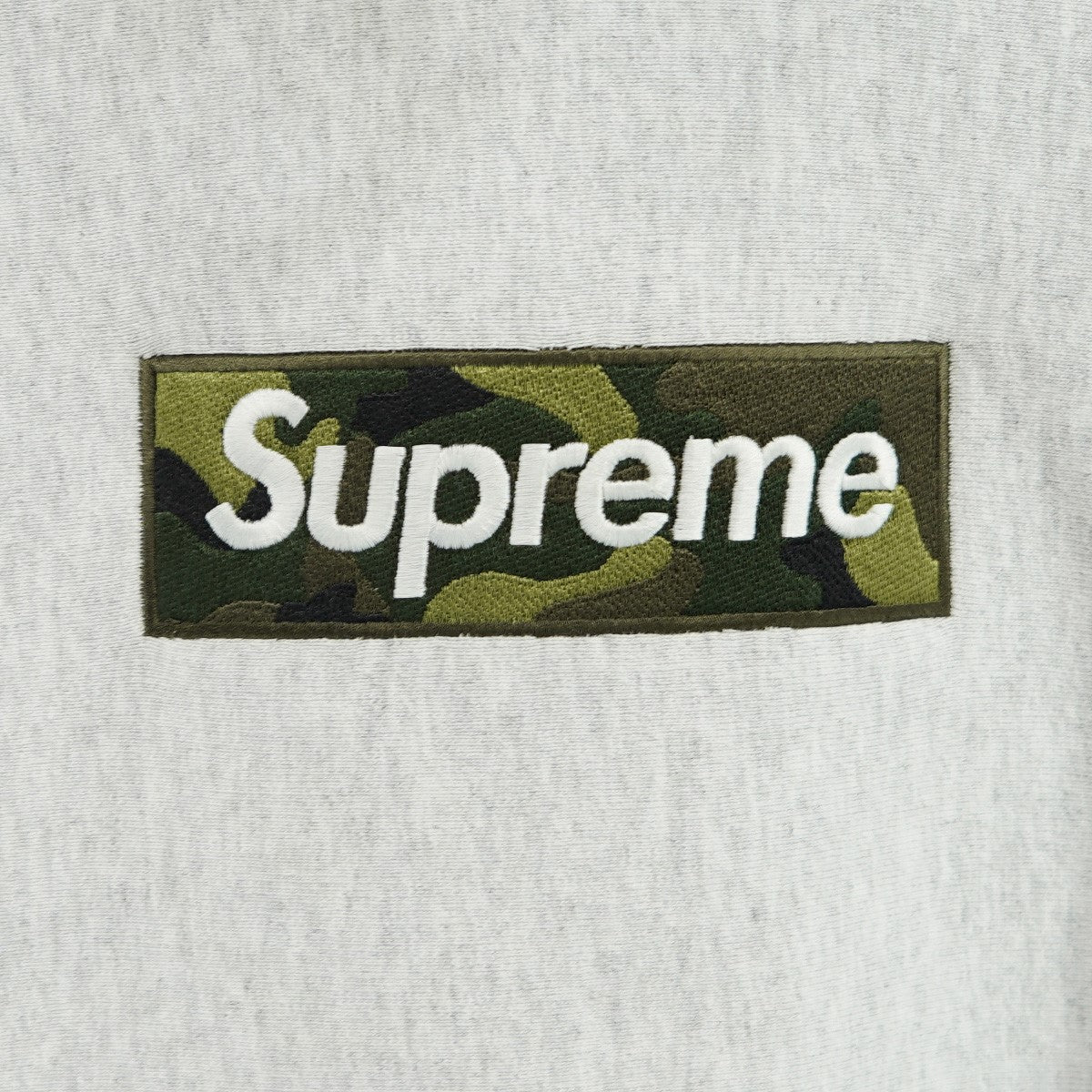 23AW Box Logo Hooded Sweatshirtボックスロゴ ボックス ロゴ カモ グレー 迷彩 カモフラージュ パーカー フーディ
