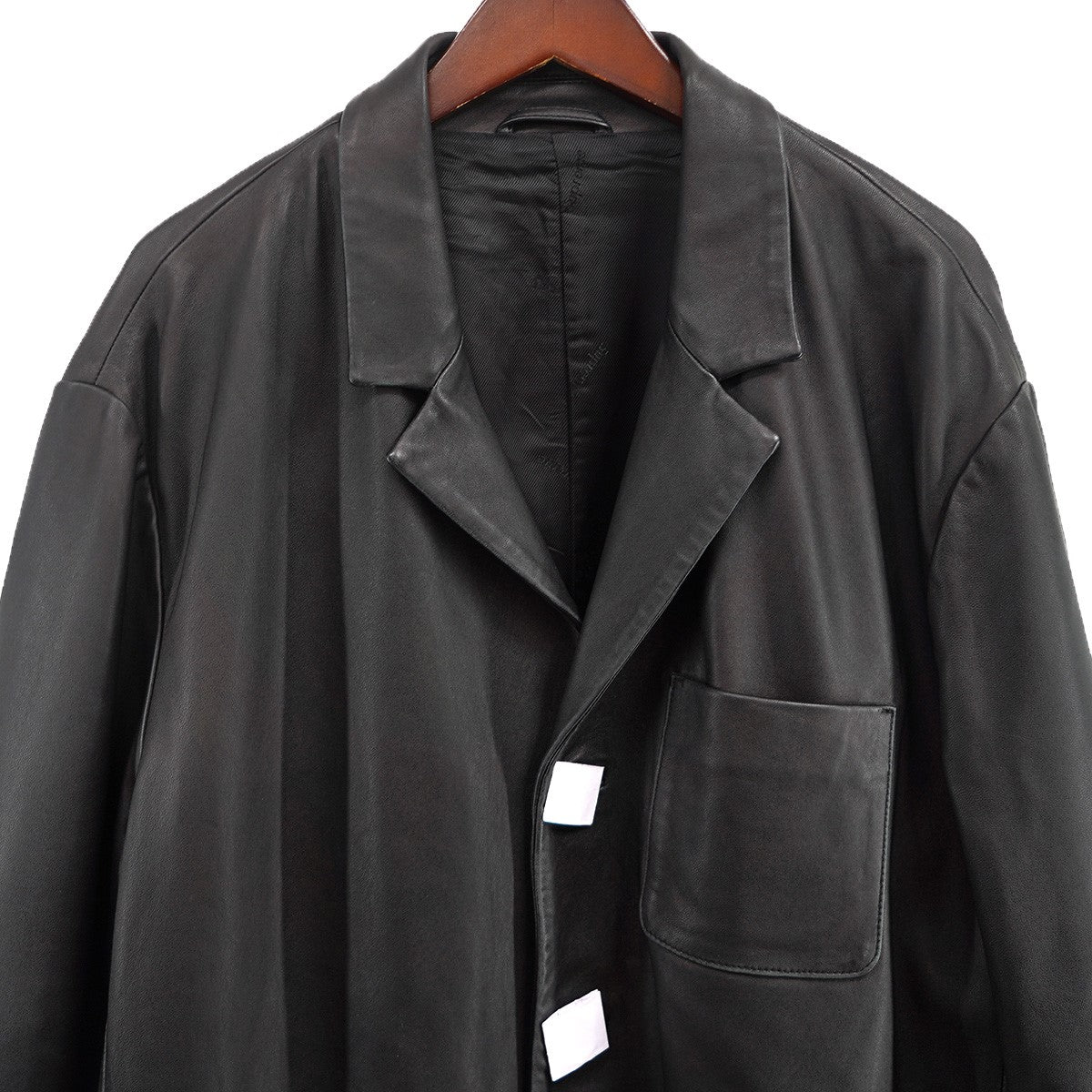 25AW Leather Blazer ラムレザー ブレザー ジャケット