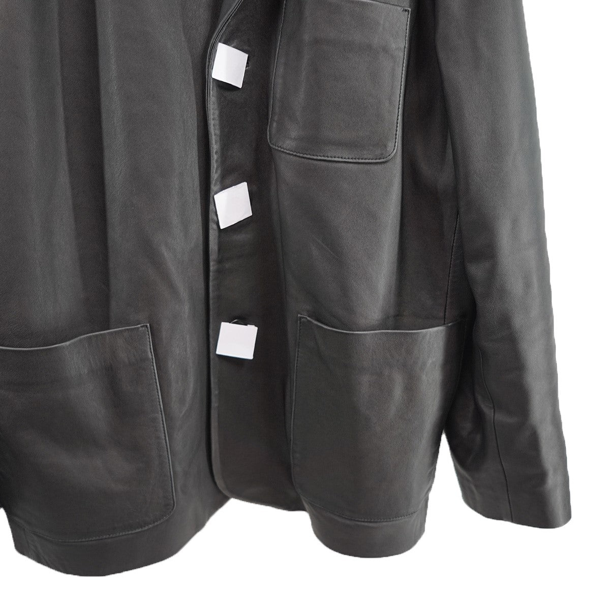 25AW Leather Blazer ラムレザー ブレザー ジャケット