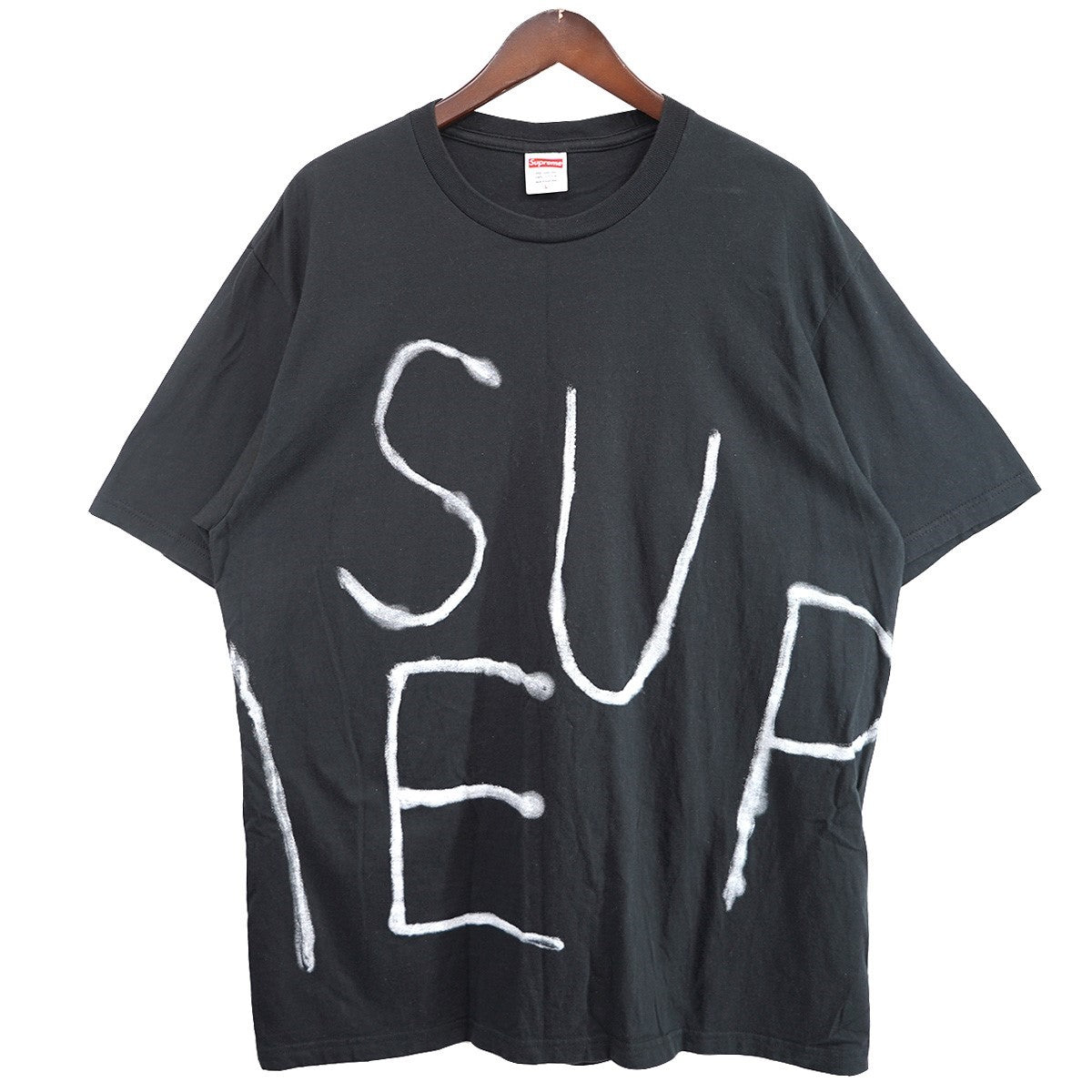 Supreme 25SS Painted Tee ロゴ ペインティッド ペイント Tシャツ 古着・中古-1枚目のアイテム画像